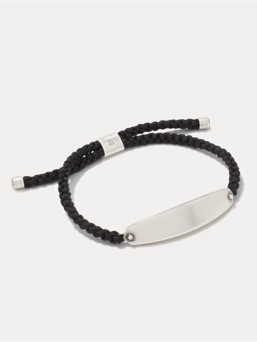 Scott Bros. Silver and Black Bracelet